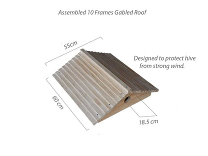 Gabled/Pigeon Roof/Lid Telescopic With Ventilation