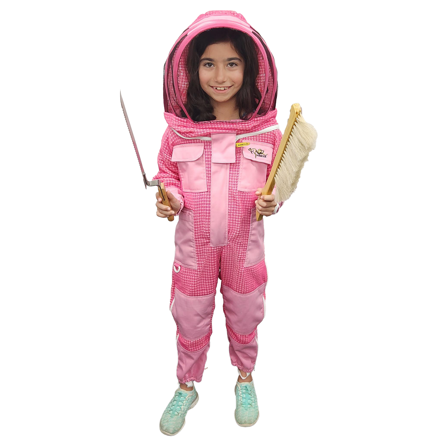 3 Layer Children's pink Beekeeping suit