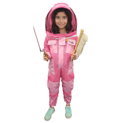 3 Layer Children's pink Beekeeping suit