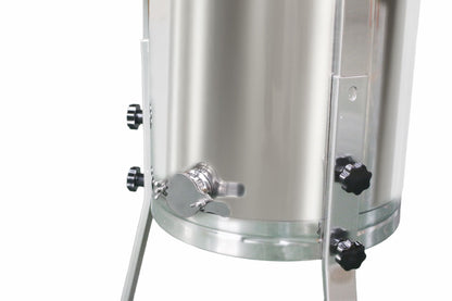 OZ ARMOUR 2 Frames Manual Honey Extractor Full SS 304 Food Grade Stainless Steel