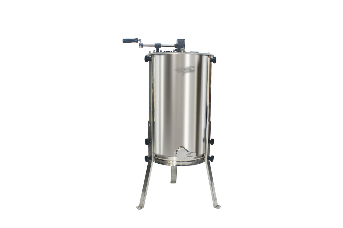 OZ ARMOUR 2 Frames Manual Honey Extractor Full SS 304 Food Grade Stainless Steel