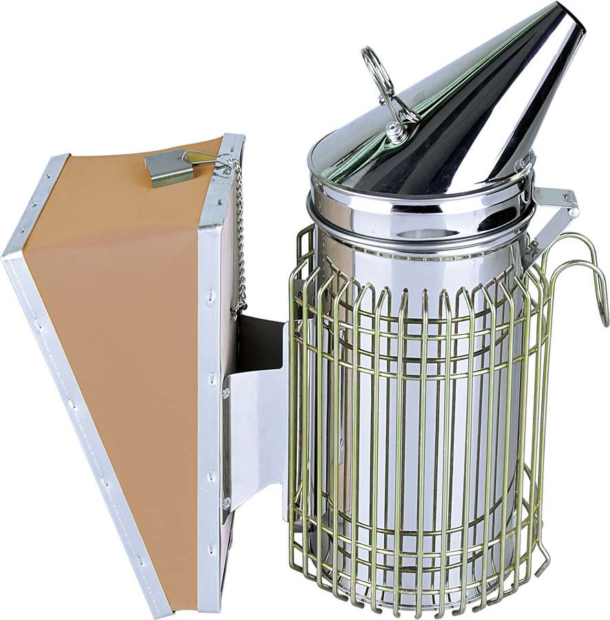 Stainless Steel Beekeeper’s Smoker with Hook