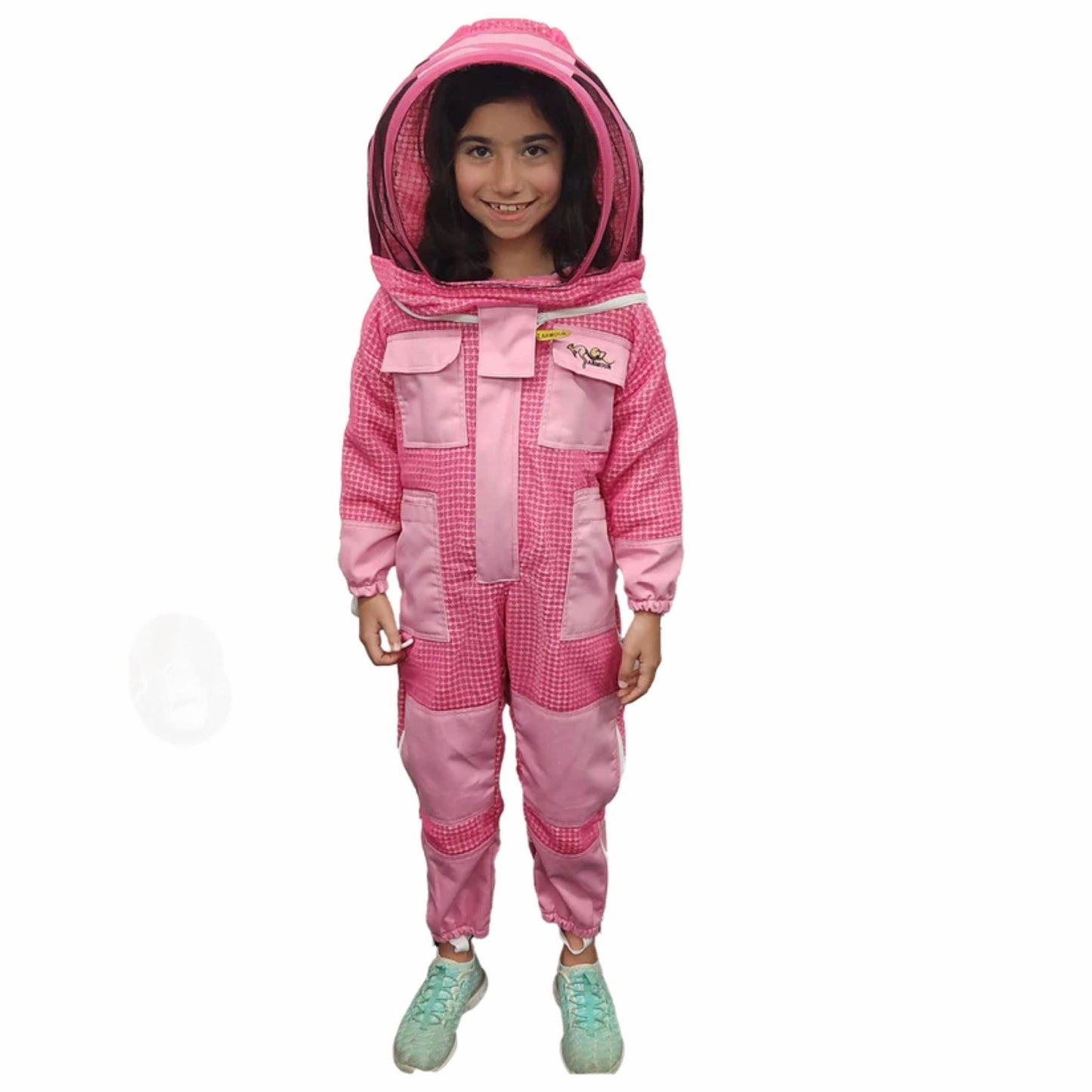 3 Layer Children's pink Beekeeping suit