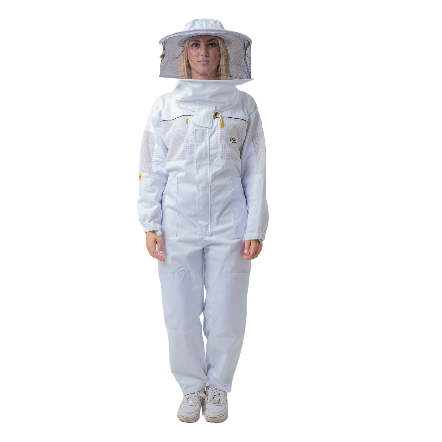 OZ ARMOUR Poly Cotton Semi Ventilated Beekeeping Suit With Round Brim Hat