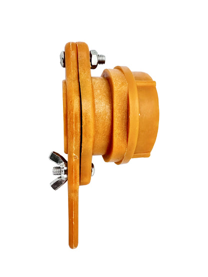  Side view of leak-proof nylon honey gate