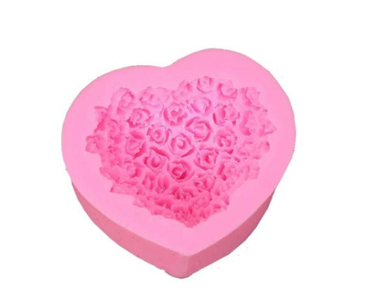 Silicone Candle/Bath Bomb Mould Rose Shape