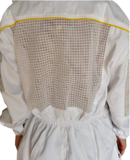 OZ ARMOUR Poly Cotton Semi Ventilated Beekeeping Suit With Round Brim Hat