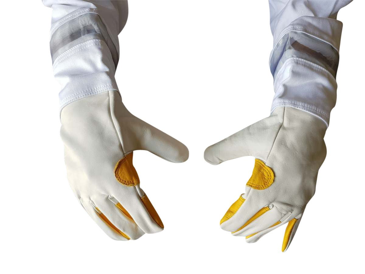 Extra Strength Professional Quality Gloves,  Apiary Hand Protection, Durable Beekeeping Gloves, Heavy Duty Beekeeping Gloves