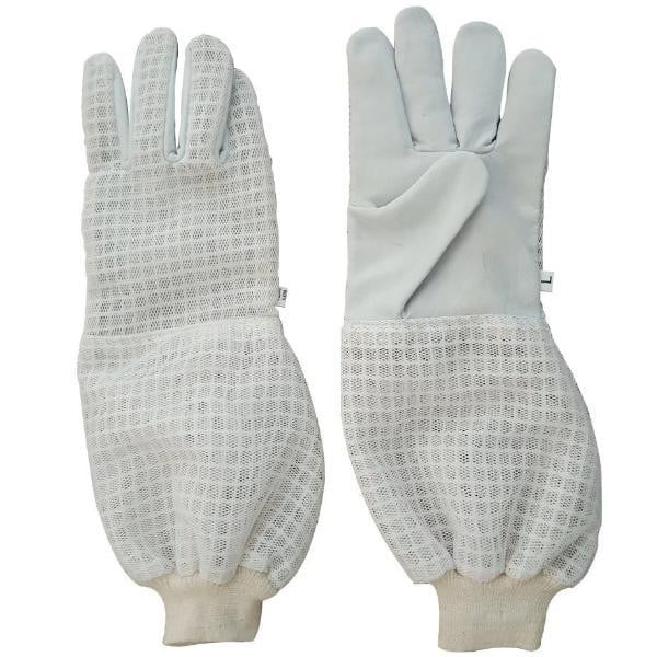 3-layer Mesh Ventilated Cow Hide Gloves,  Breathable Beekeeping Gloves, Beekeeping Gloves, Ventilated Cow Hide Gloves