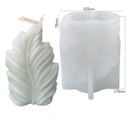 Coral Leaf Silicon Candle Mould