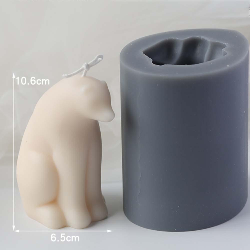 Candle Mould Bear Shape