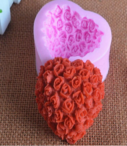 Silicone Candle/Bath Bomb Mould Rose Shape - Beekeeping Gear