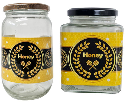 Honey Labels With Round Nutritional Facts Qty 100