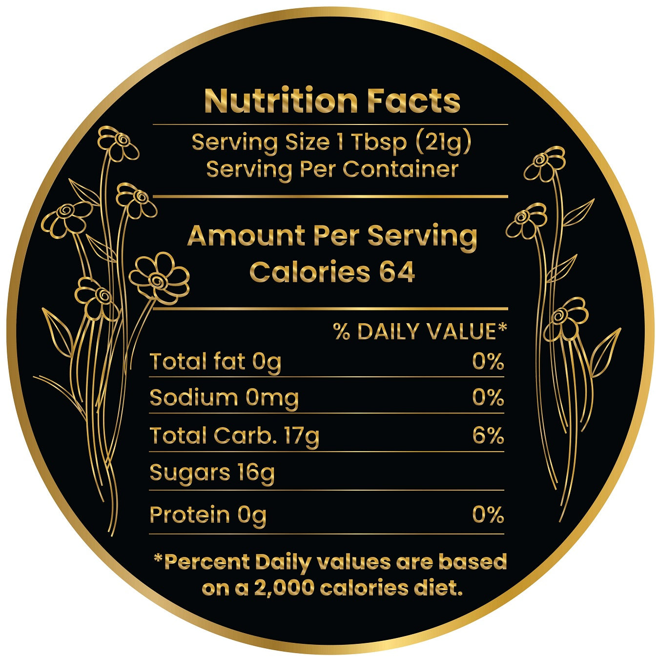  honey nutritional labels, round black labels, honey jar stickers, high-resolution honey labels, honey packaging labels, compliant honey labels, Australian honey law, honey nutrition facts, professional honey labels, honey container labeling, honey product labels, 40 mm labels, honey marketing materials, food packaging labels, black round stickers