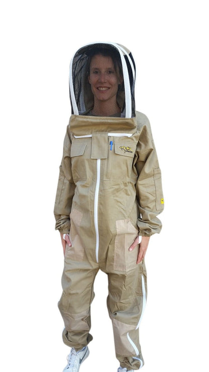 Khaki Poly Cotton Beekeeping Suit in australia