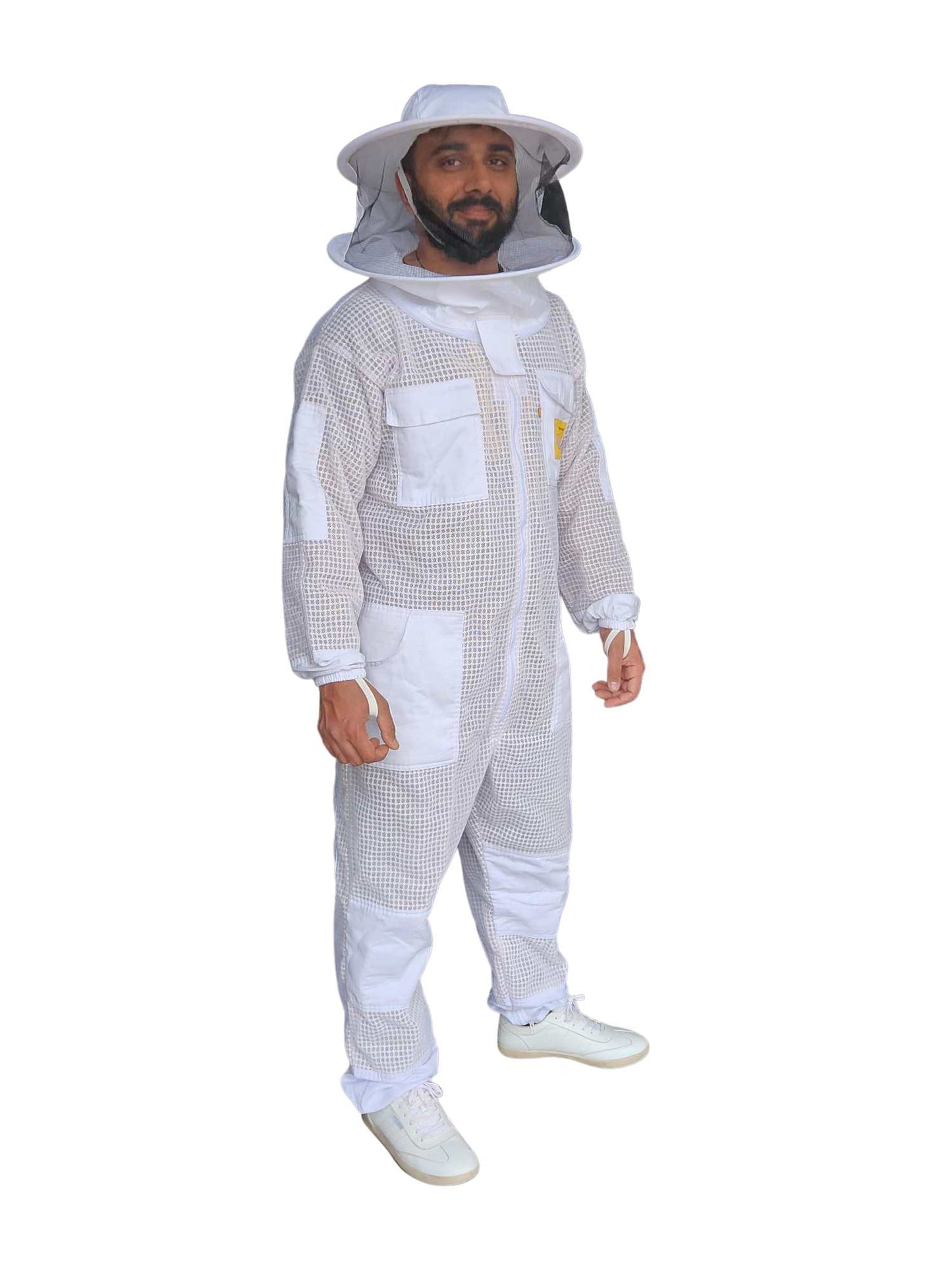 OZ APIARIST 3 Layer Mesh Ventilated Beekeeping Suit With Your Choice Of Veil Size S to 7XL