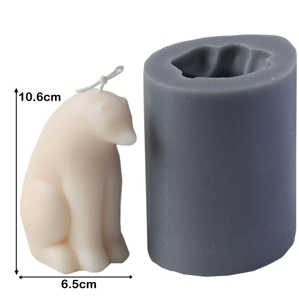 Candle Mould Bear Shape