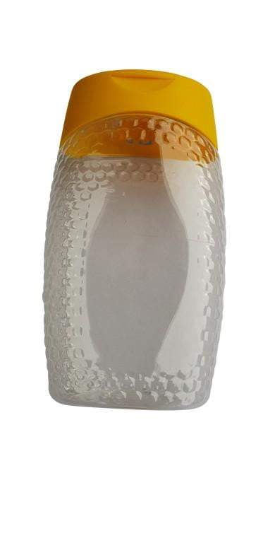 Squeeze Containers Honey comb, 360ml Squeeze Bottles, Transparent Storage Jars, Kitchen Essentials Containers, Bulk Honey Storage, PET Plastic Containers