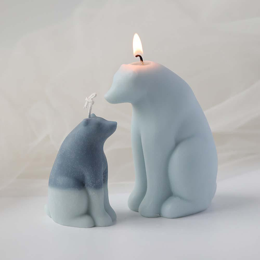 Candle Mould Bear Shape