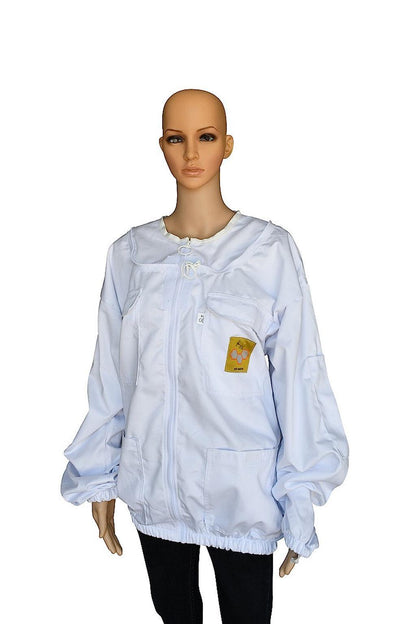 OZ APIARIST Heavy Duty Poly Cotton Beekeeping Jacket With Your Choice of Veil - Beekeeping Gear