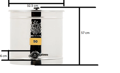 OZ ARMOUR 50 KG Honey Tank SS304 - Beekeeping Gear