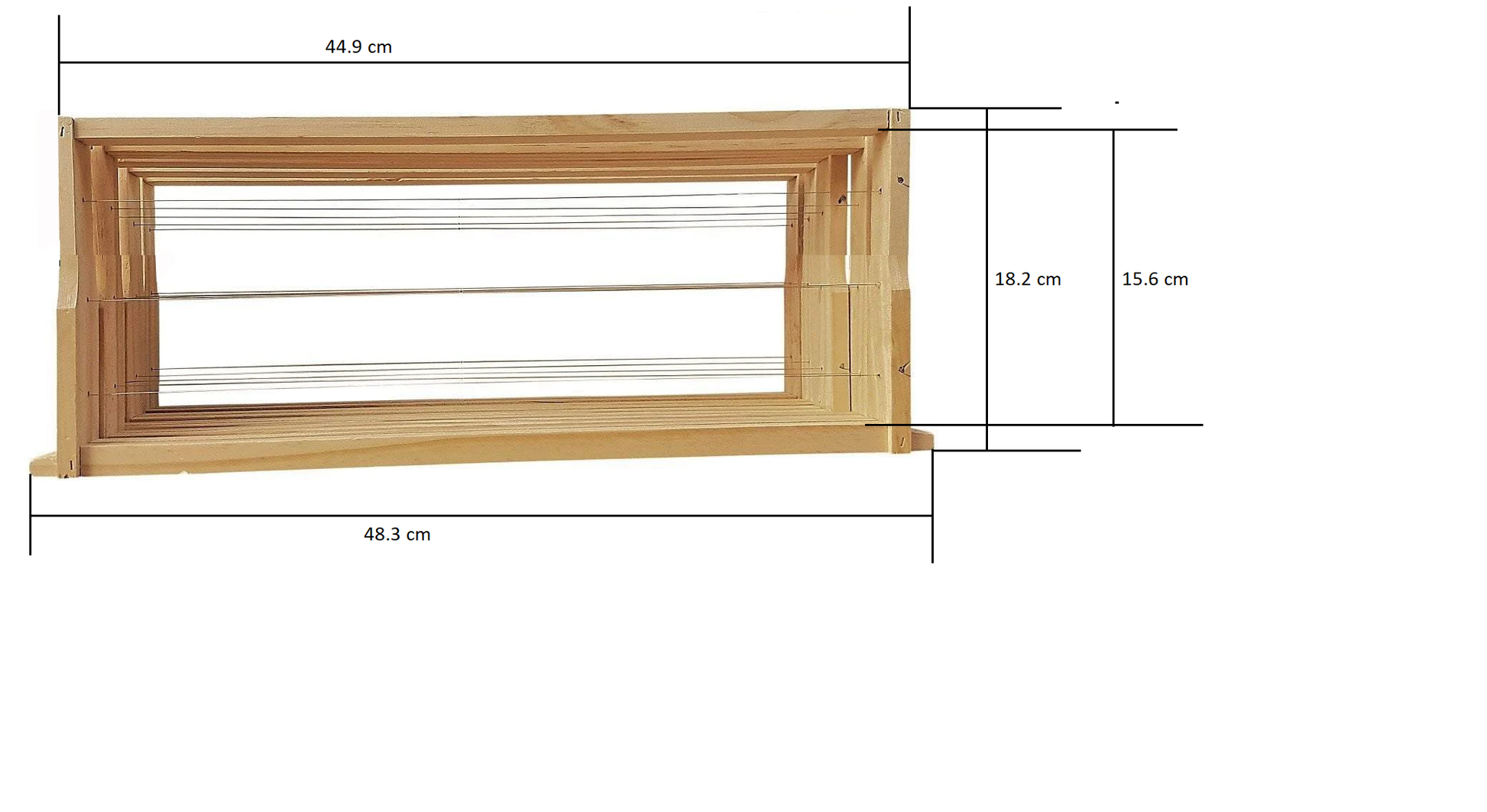 WSP Assembled & Wired Beehive frames - Save When Buying in bulk - Beekeeping Gear