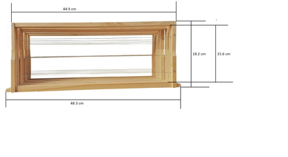 WSP Assembled & Wired Beehive frames - Save When Buying in bulk - Beekeeping Gear